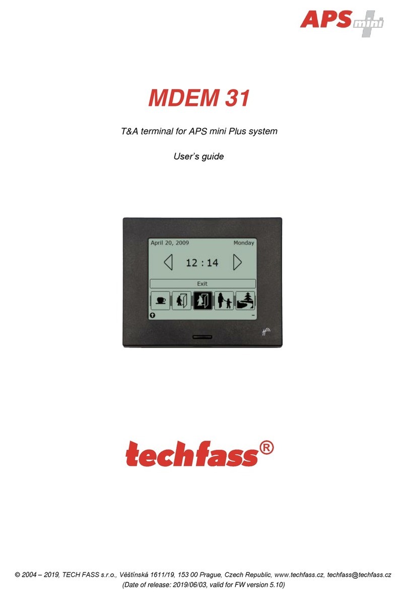 TECH FASS APS mini MDEM 31 user guide TECH FASS APS mini MDEM 31 user guide