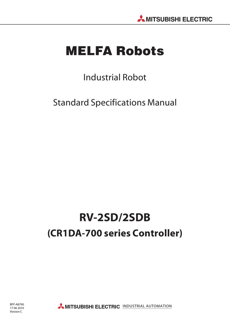 Mitsubishi Electric MELFA RV-2SD User manual