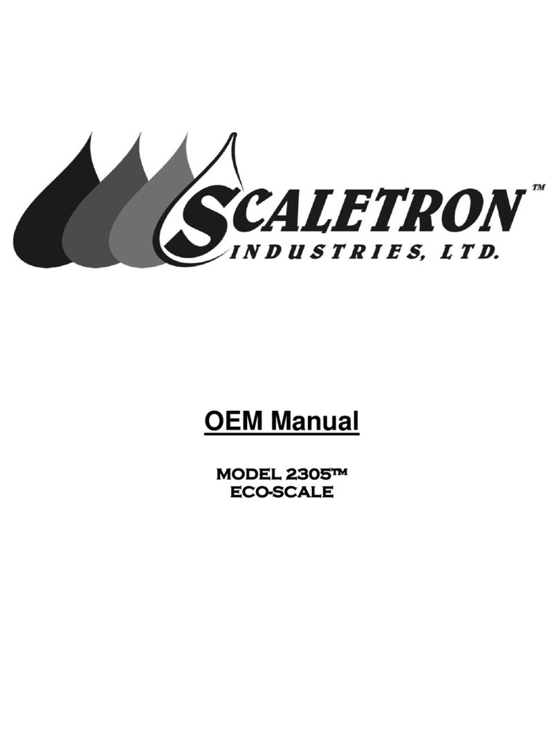 Scaletron 2305 Oem manual