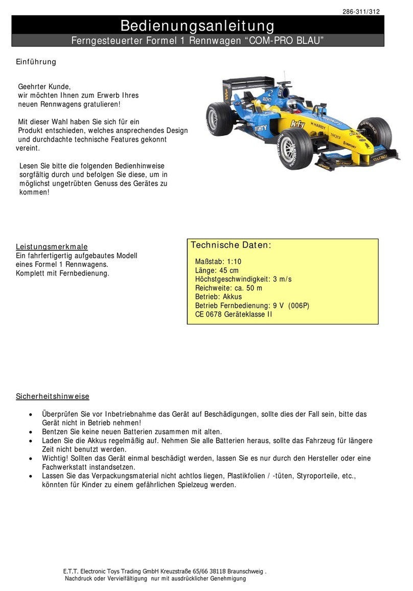 E.T.T. F1 User manual