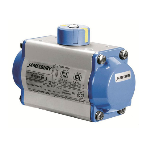 Metso Jamesbury Valv-Powr Value-Line D VPVL Series Operating and maintenance manual