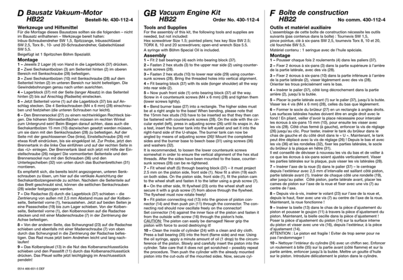Selva HB22 User manual