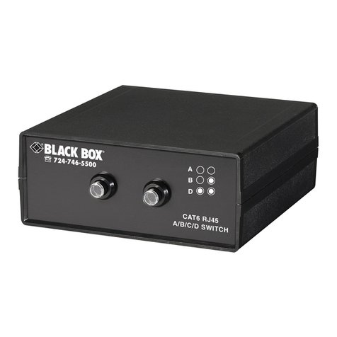 Black Box SW1030A User manual