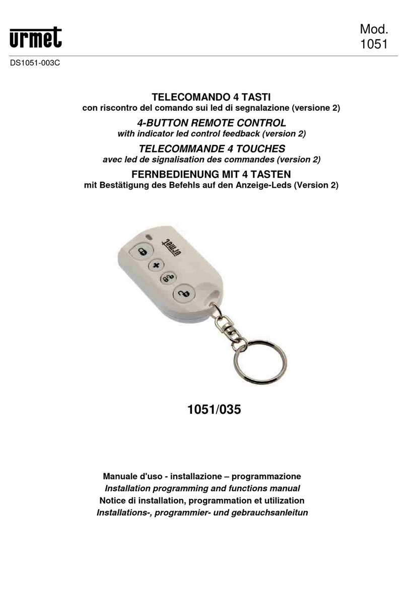 urmet domus 1051/035 Assembly instructions