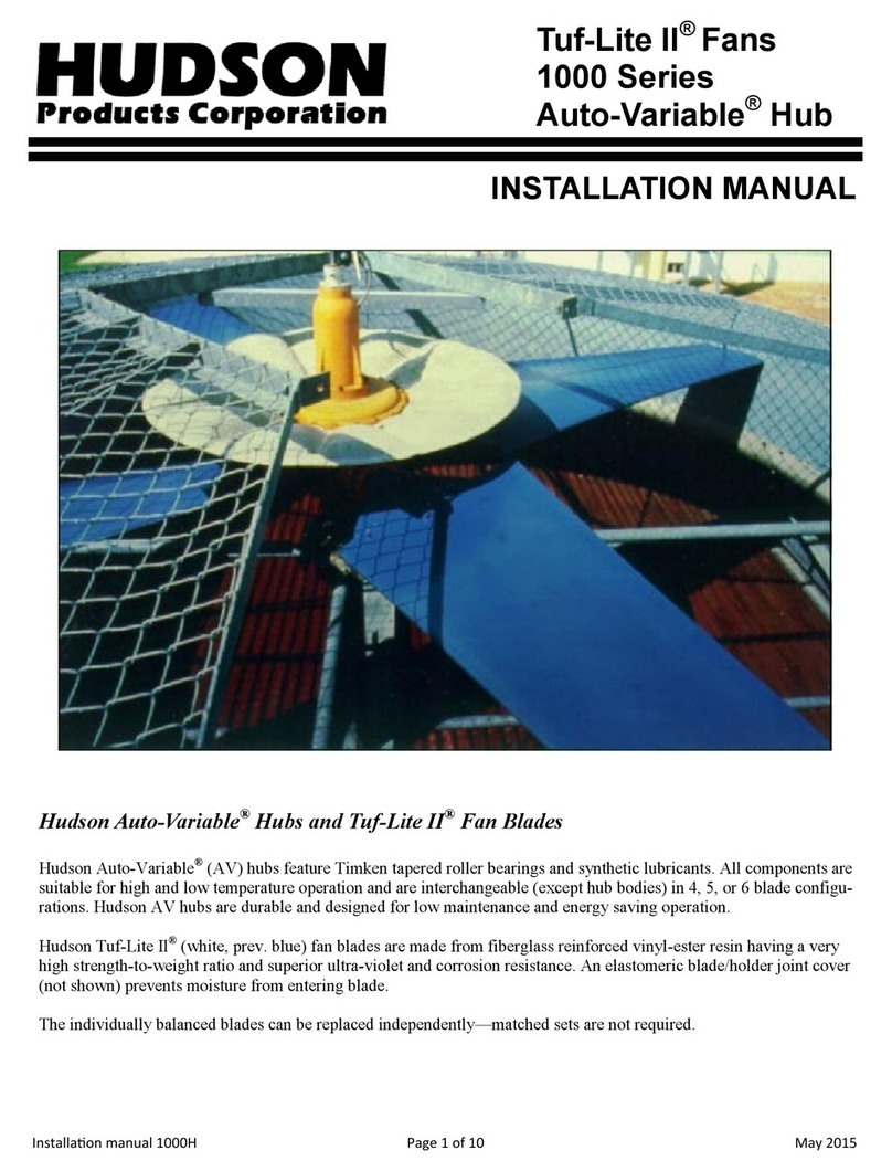Hudson Tuf-Lite II 1000 Series User manual