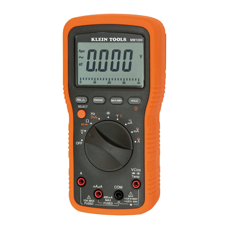 Klein Tools MM2000 User manual