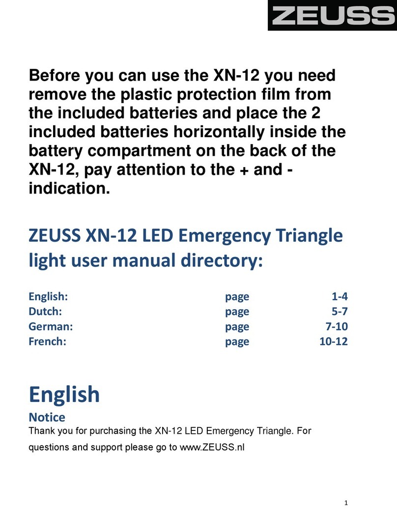 zeuss XN-12 User manual