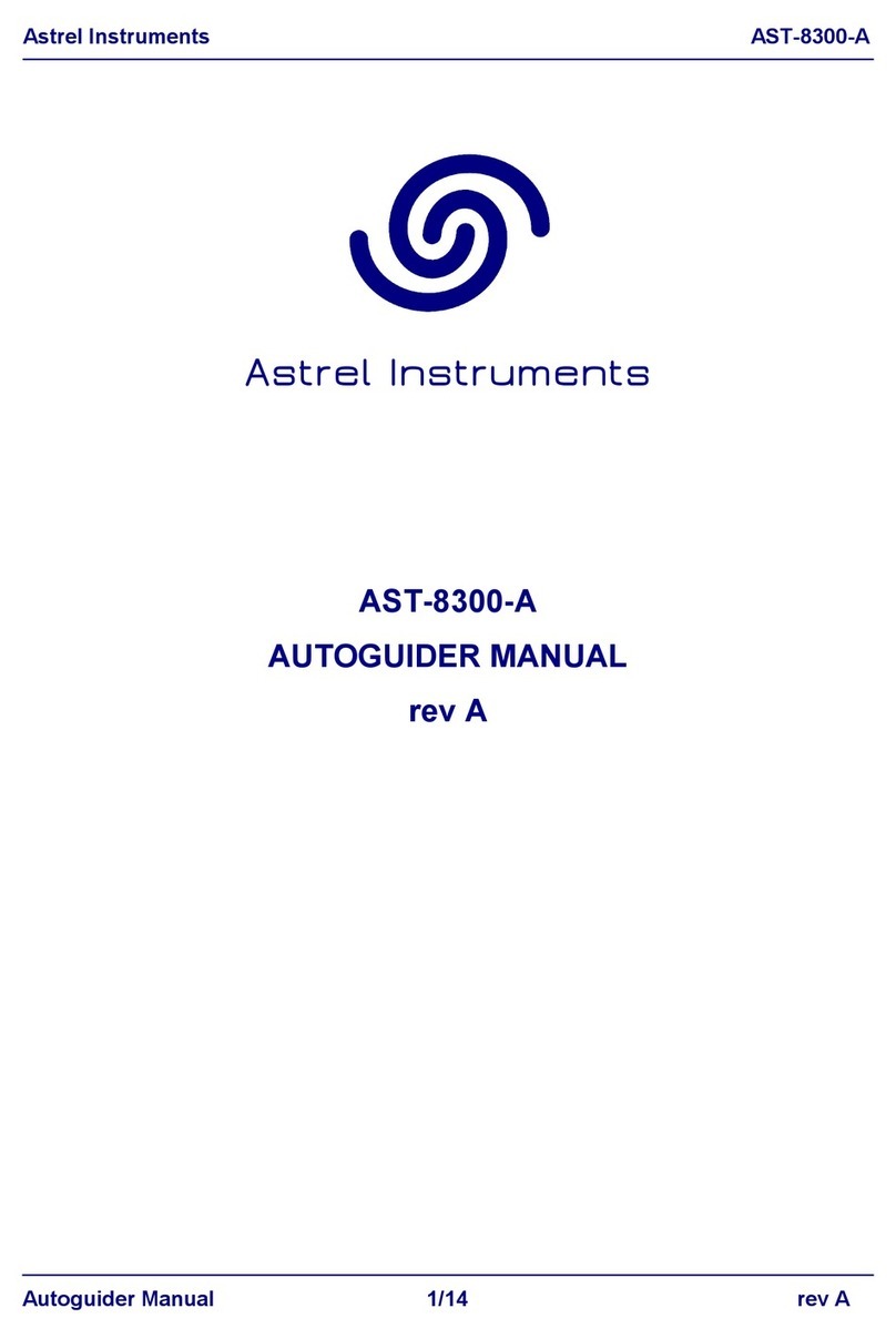Astrel Instruments AST-8300-A Autoguider Manual
