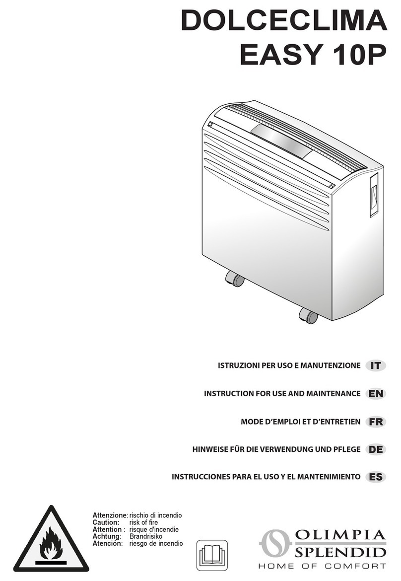 Olimpia splendid DOLCECLIMA EASY 10P Specification sheet
