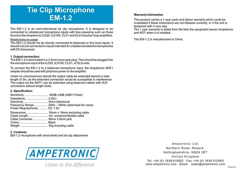 Ampetronic EM-1.2 manual
