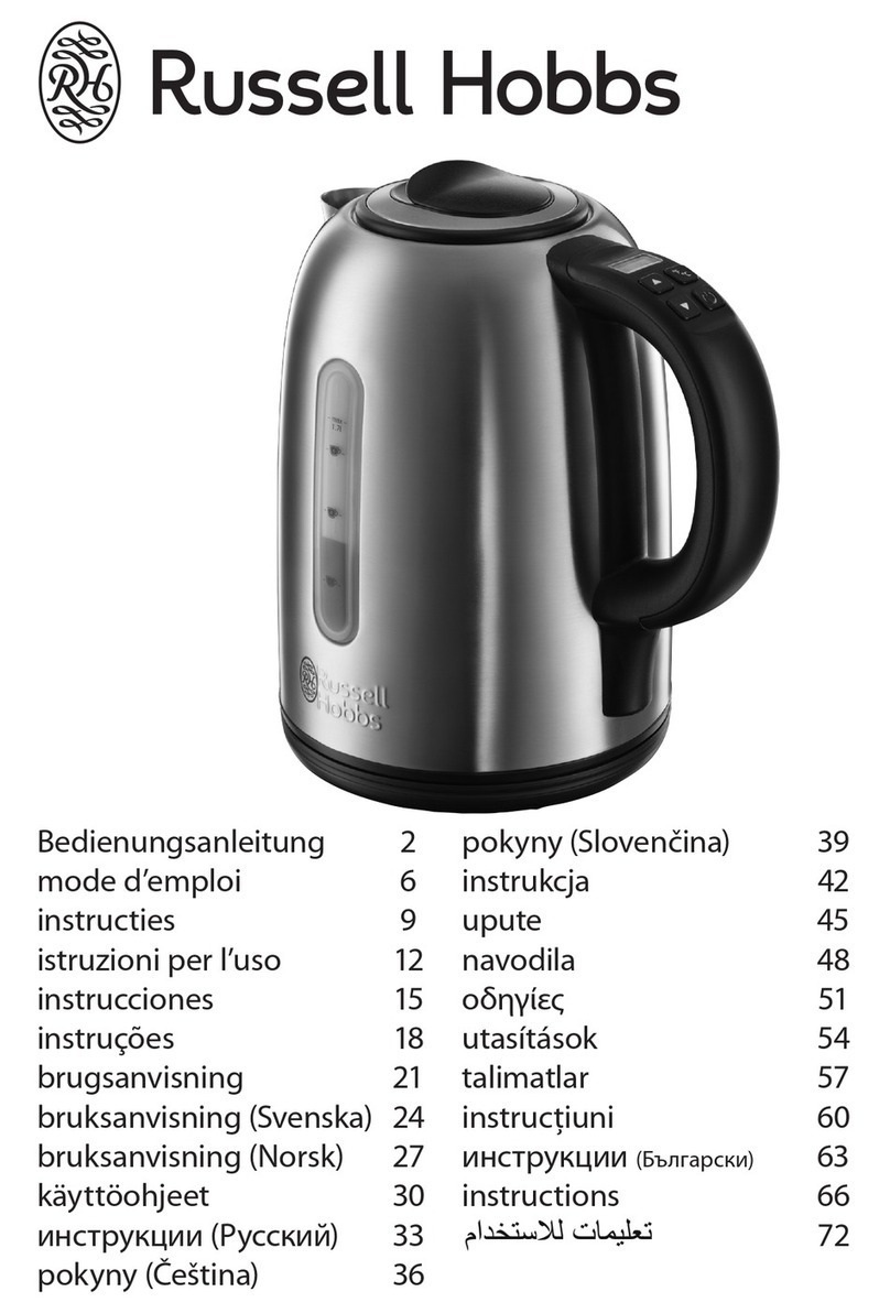 Russell Hobbs Buckingham User manual