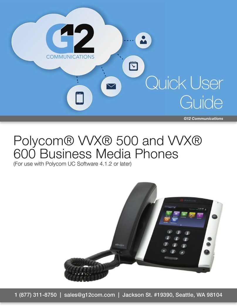 Polycom VVX 500 series Quick user guide