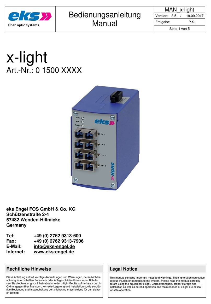 eks x-light User manual
