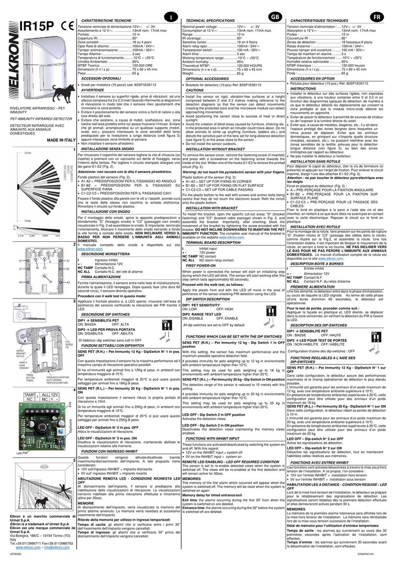 Elkron IR15P manual
