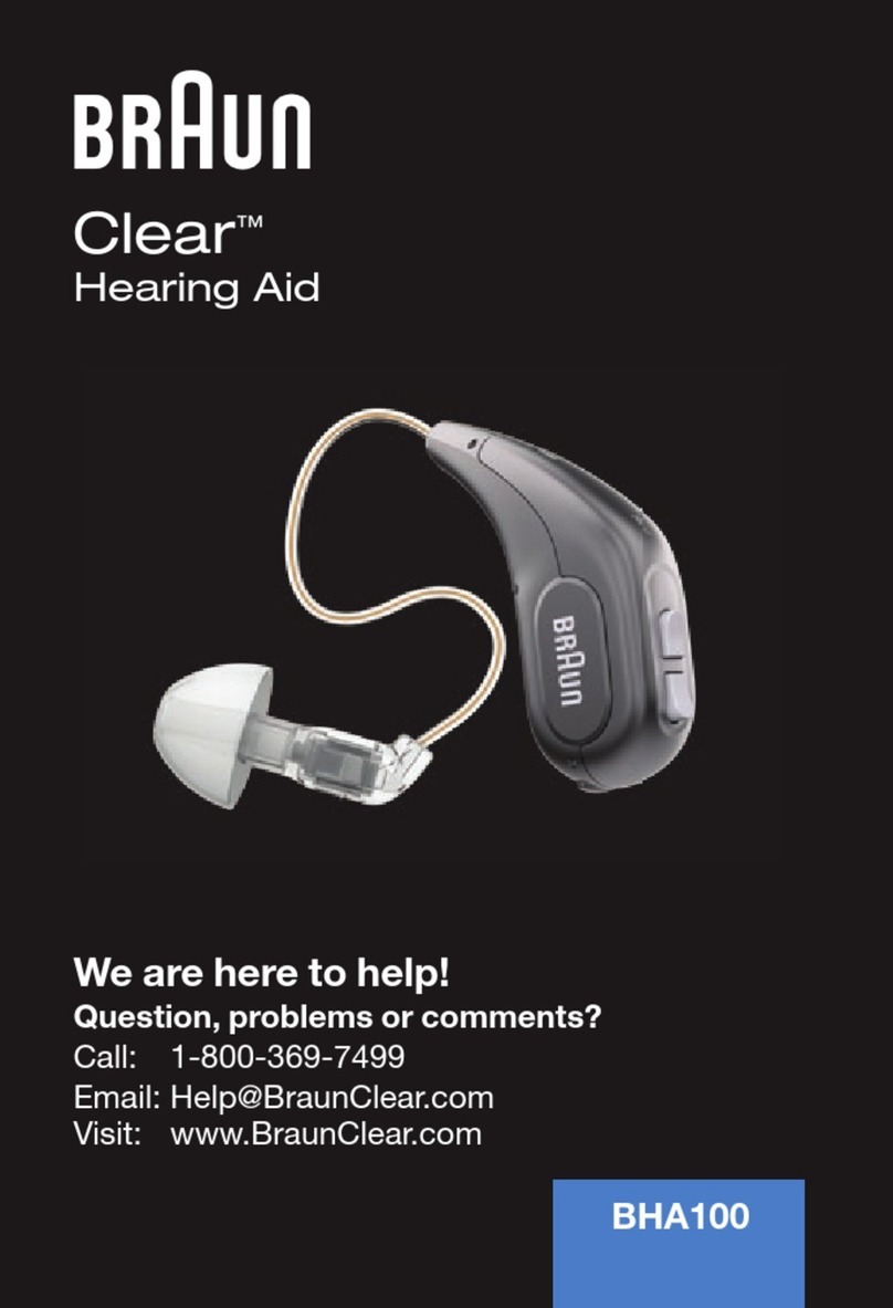 Braun Clear BHA100 manual