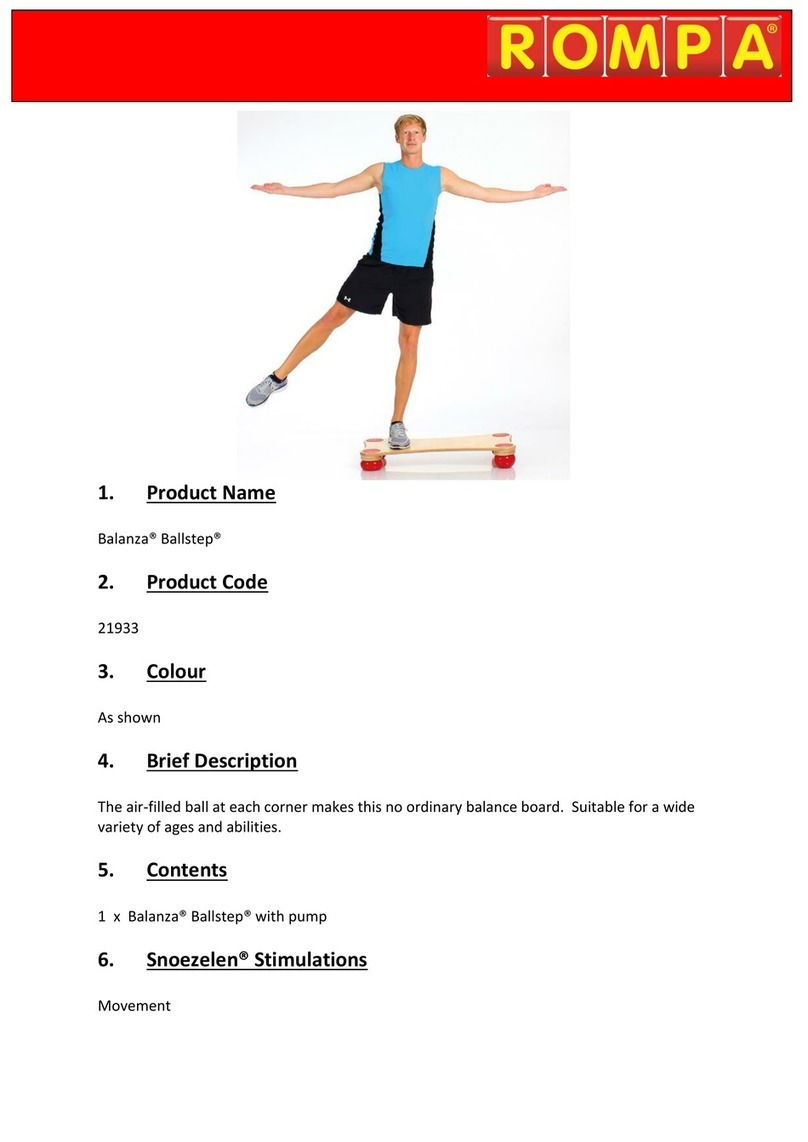 Rompa Balanza Ballstep quick start guide