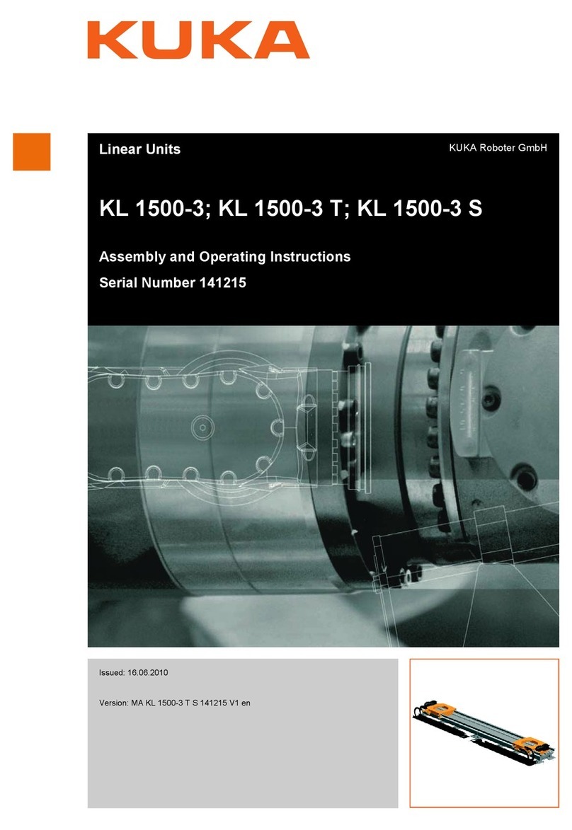 Kuka KL 1500-3 Assembly and operating instructions