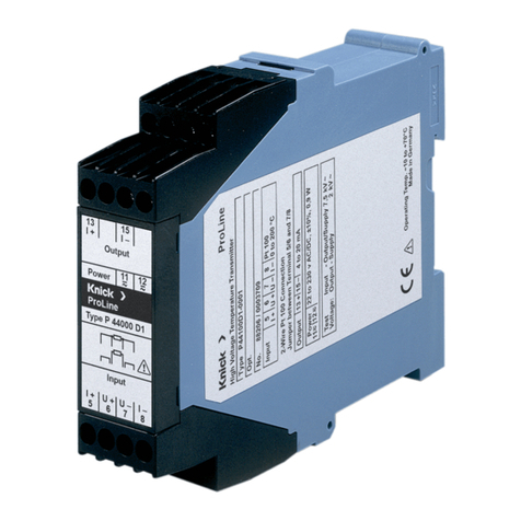Knick VariTrans P 41 D1 Series User manual