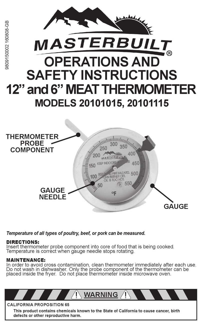 Masterbuilt 20101015 Operation and safety instructions