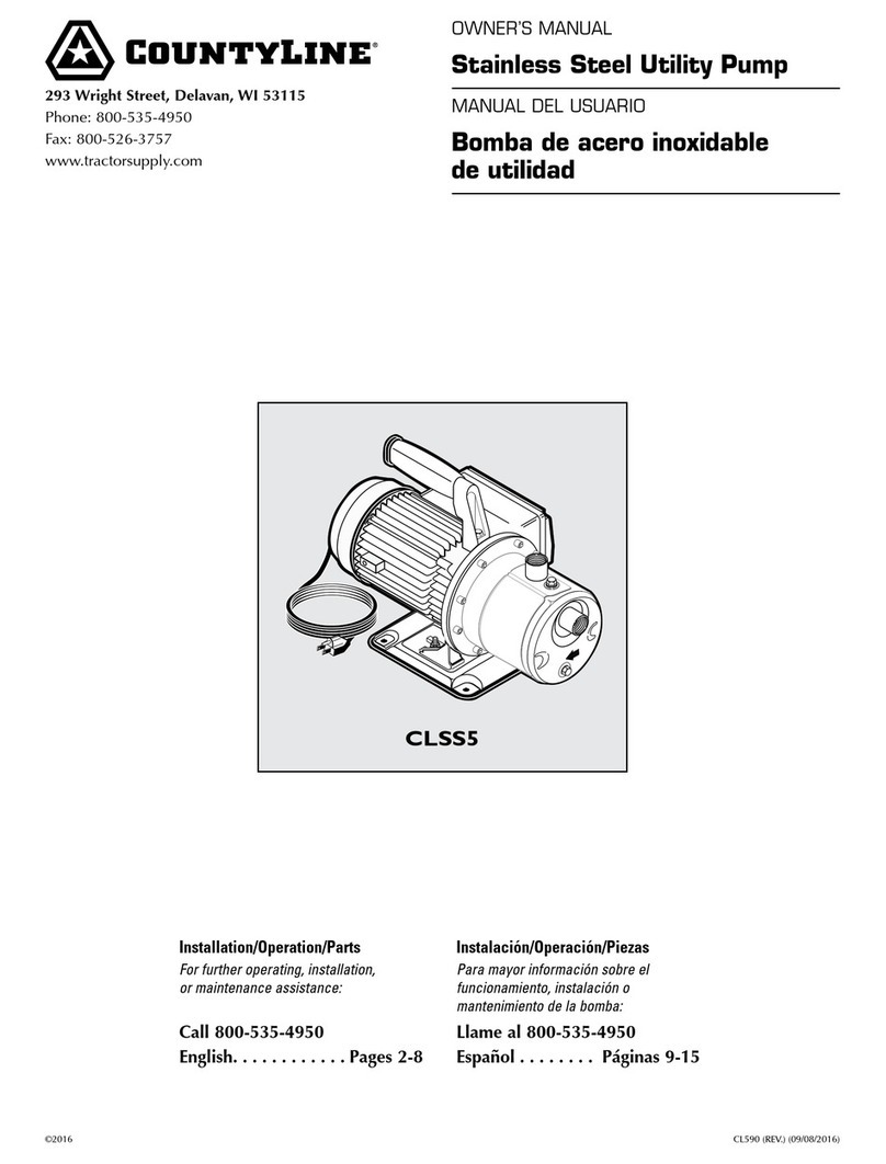 CountyLine CLSS5 owner's manual