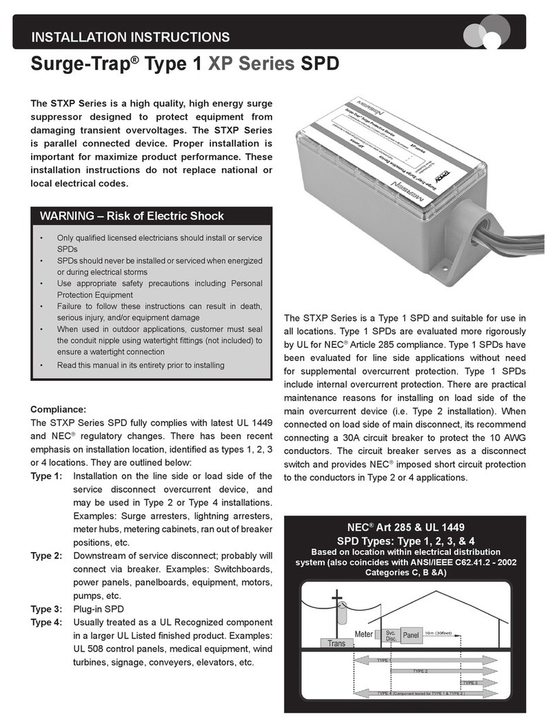Mersen Surge-Trap XP Series installation instructions