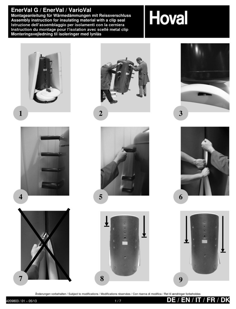 Hoval EnerVal G Assembly instruction
