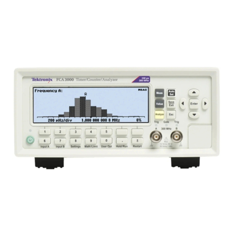 Tektronix FCA3000 Series User manual