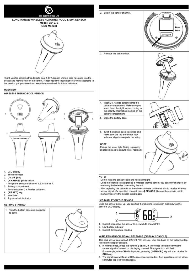 CCL ELECTRONICS C3107B user manual