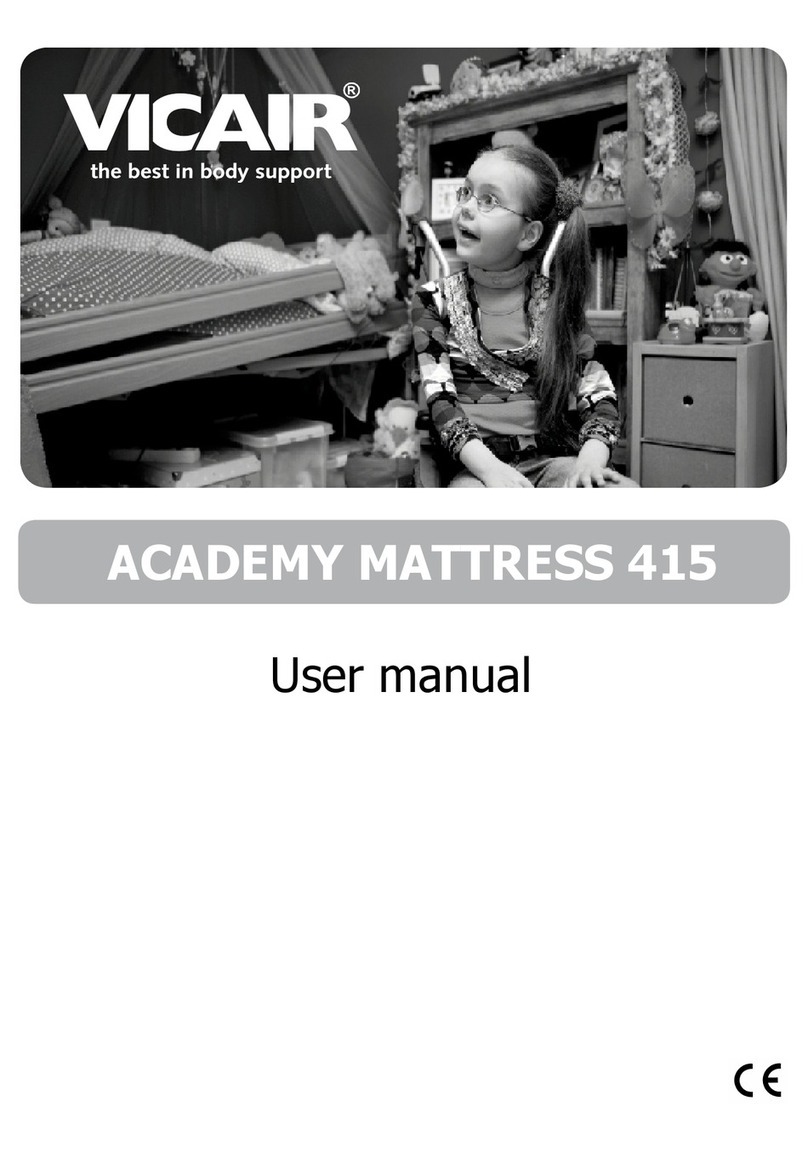 Vicair Academy Mattress 415 user manual