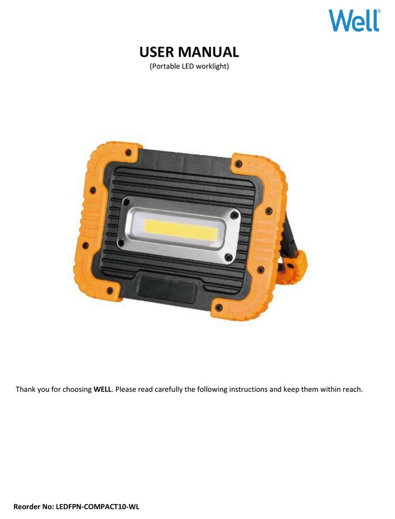 Well LEDFPN-COMPACT10-WL User manual