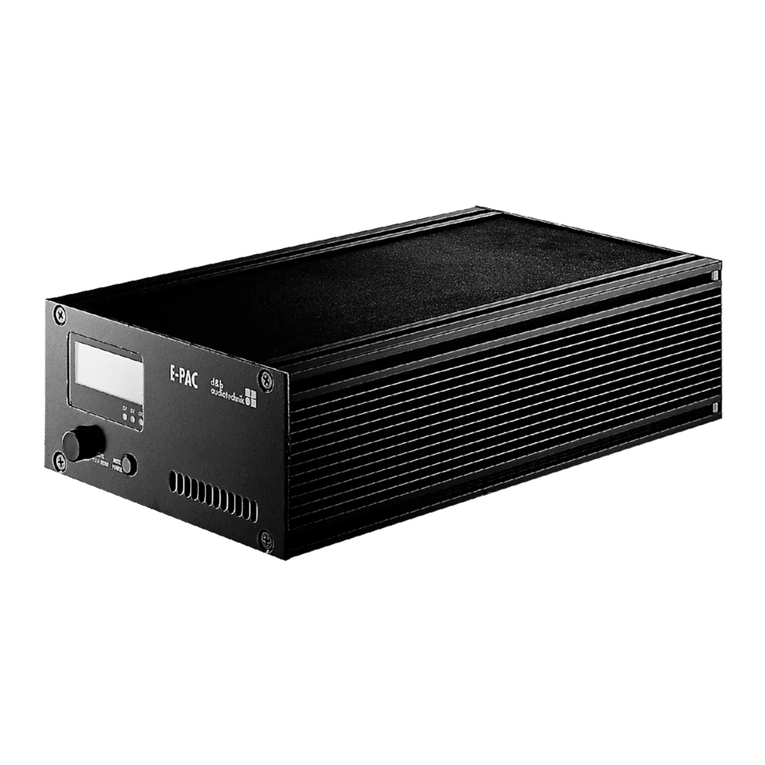 d & b audiotechnik E-PAC Hardware manual
