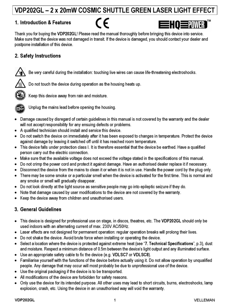 HQ Power VDP202GL User manual