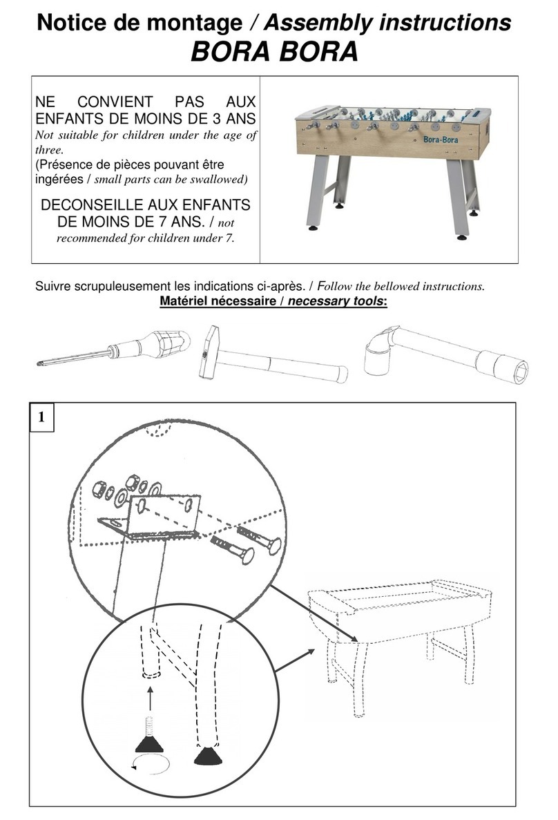 Rene Pierre BORA BORA Assembly instructions