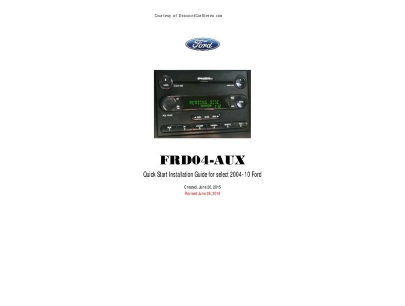 Discount Car Stereo FRD04-AUX Quick start installation guide