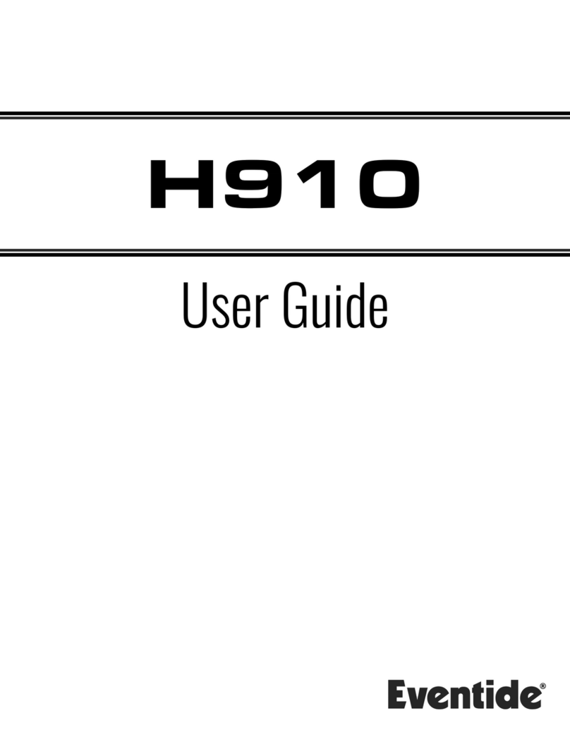 Eventide Harmonizer H910 user guide