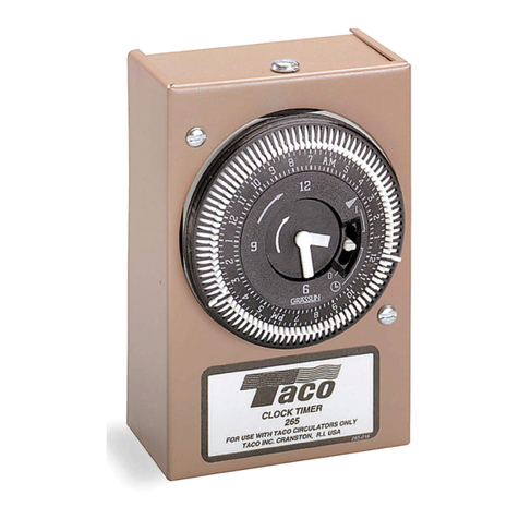 Taco 265-1 instruction sheet