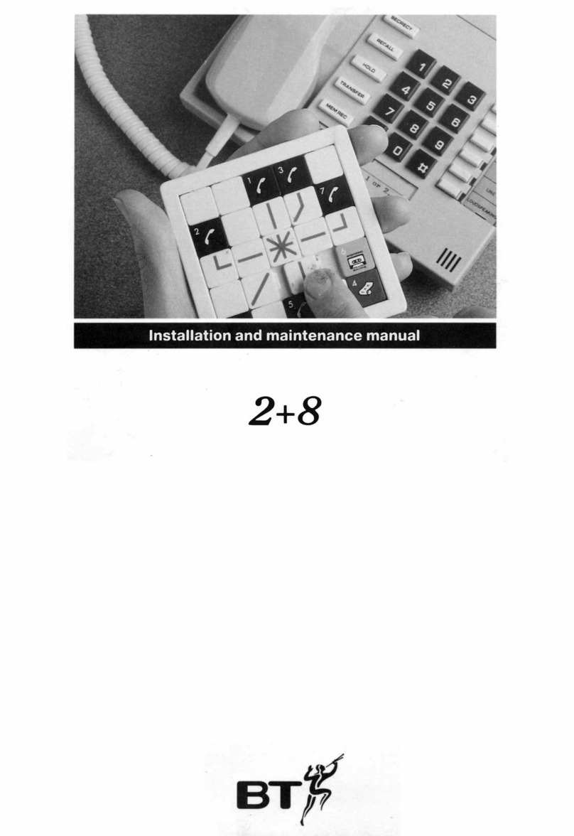 BT 2+8 Installation and maintenance manual