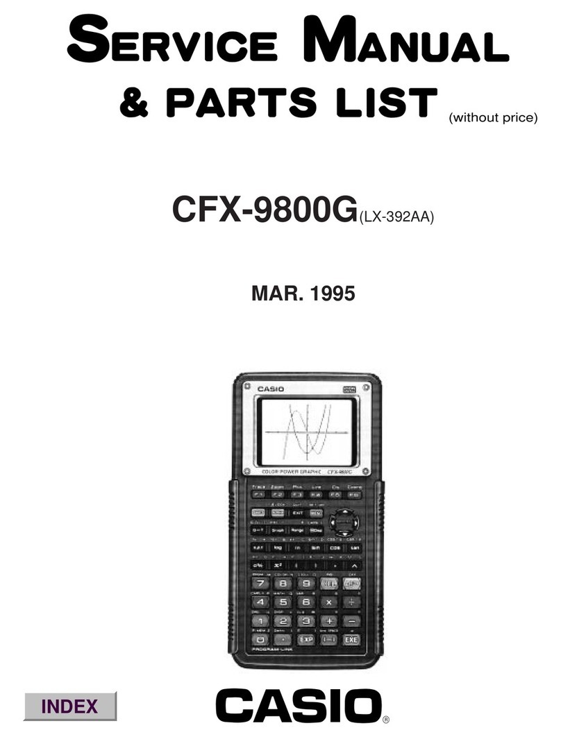 Casio CFX-9800G Troubleshooting guide