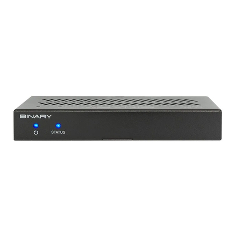 Binary B-900-MOIP Series Installation & setup guide