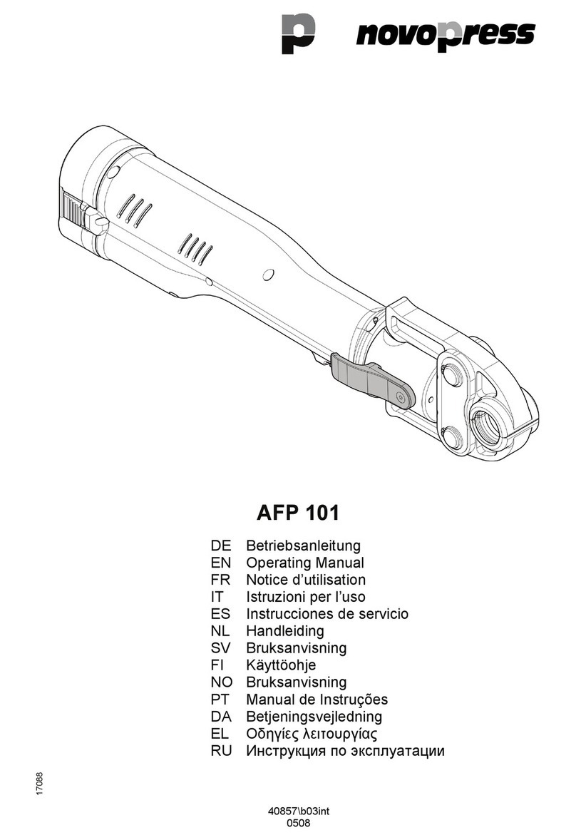 NovoPress AFP101 operating manual
