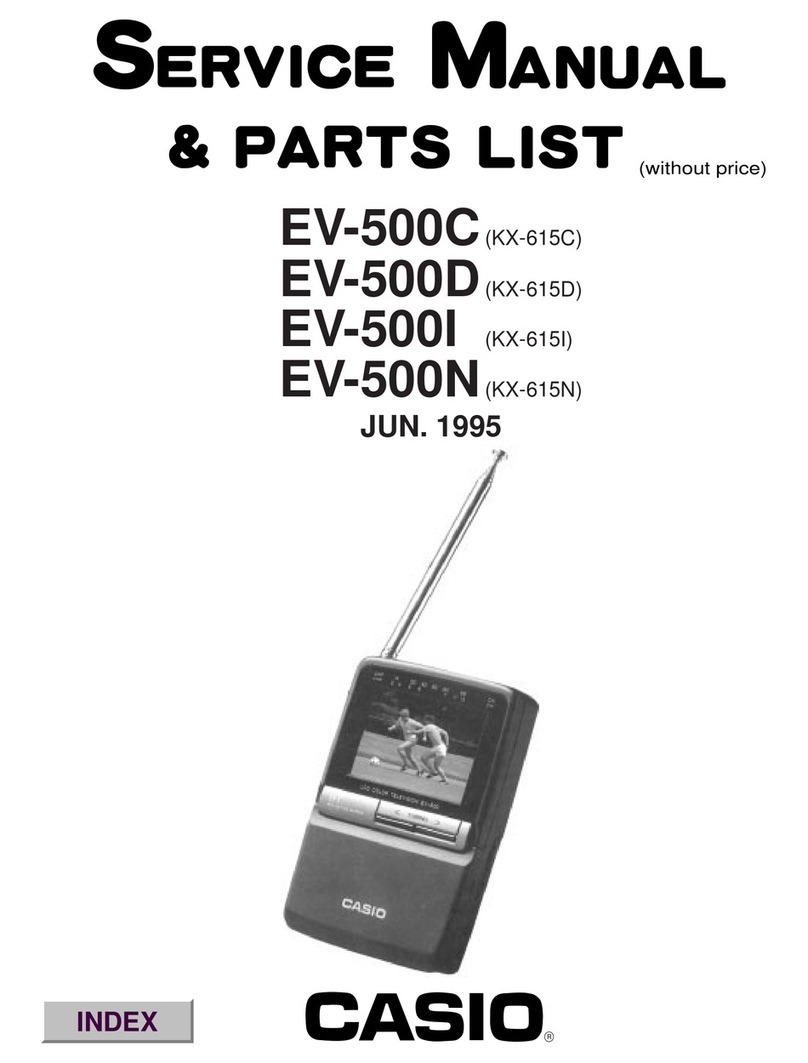 Casio EV-500C Troubleshooting guide