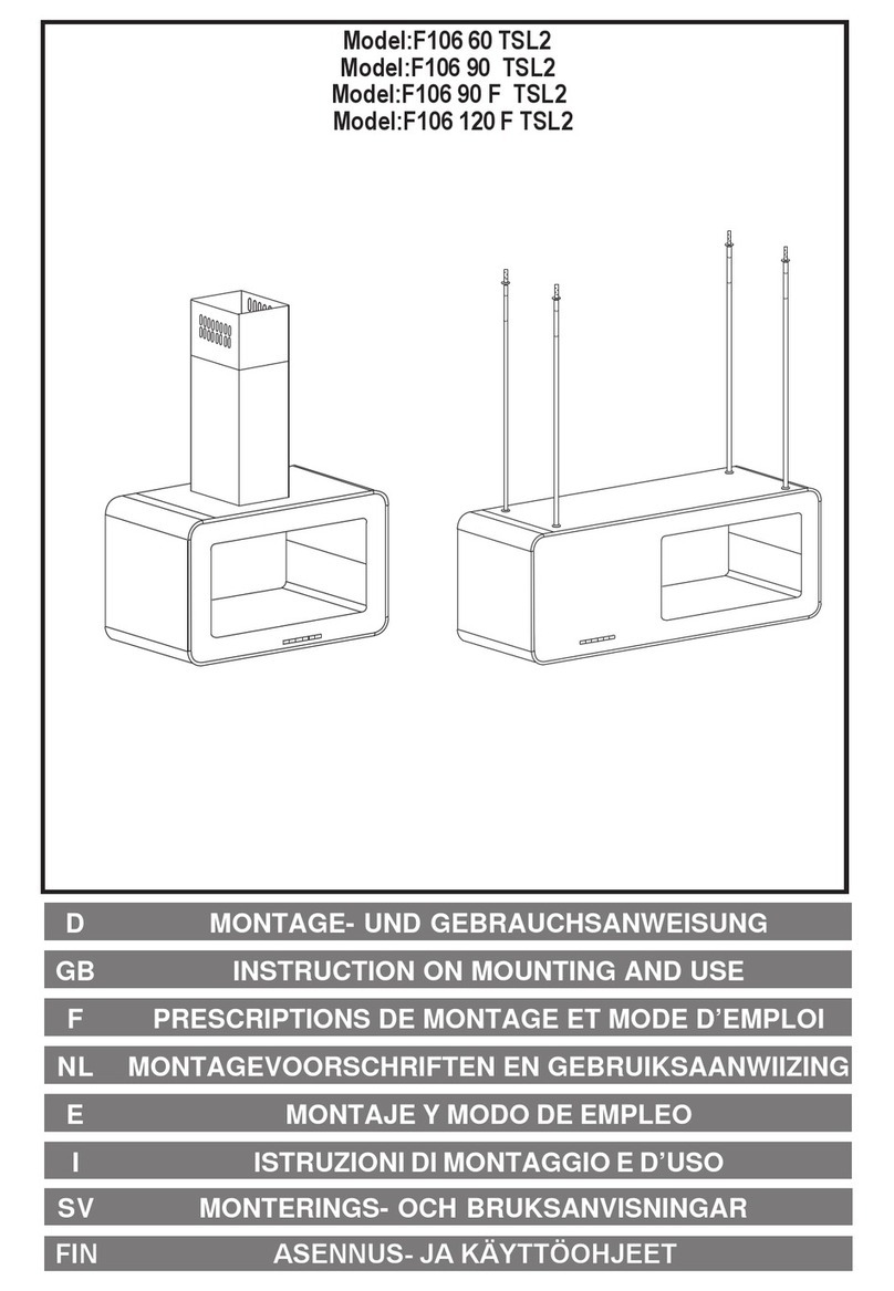 AIRFORCE F106 60 TSL2 Instruction on mounting and use
