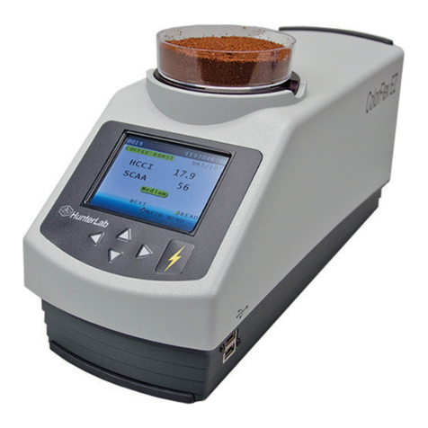 HunterLab ColorFlex EZ Coffee quick start guide