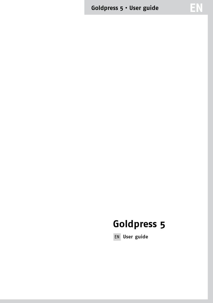 Opus Goldpress 5 User manual