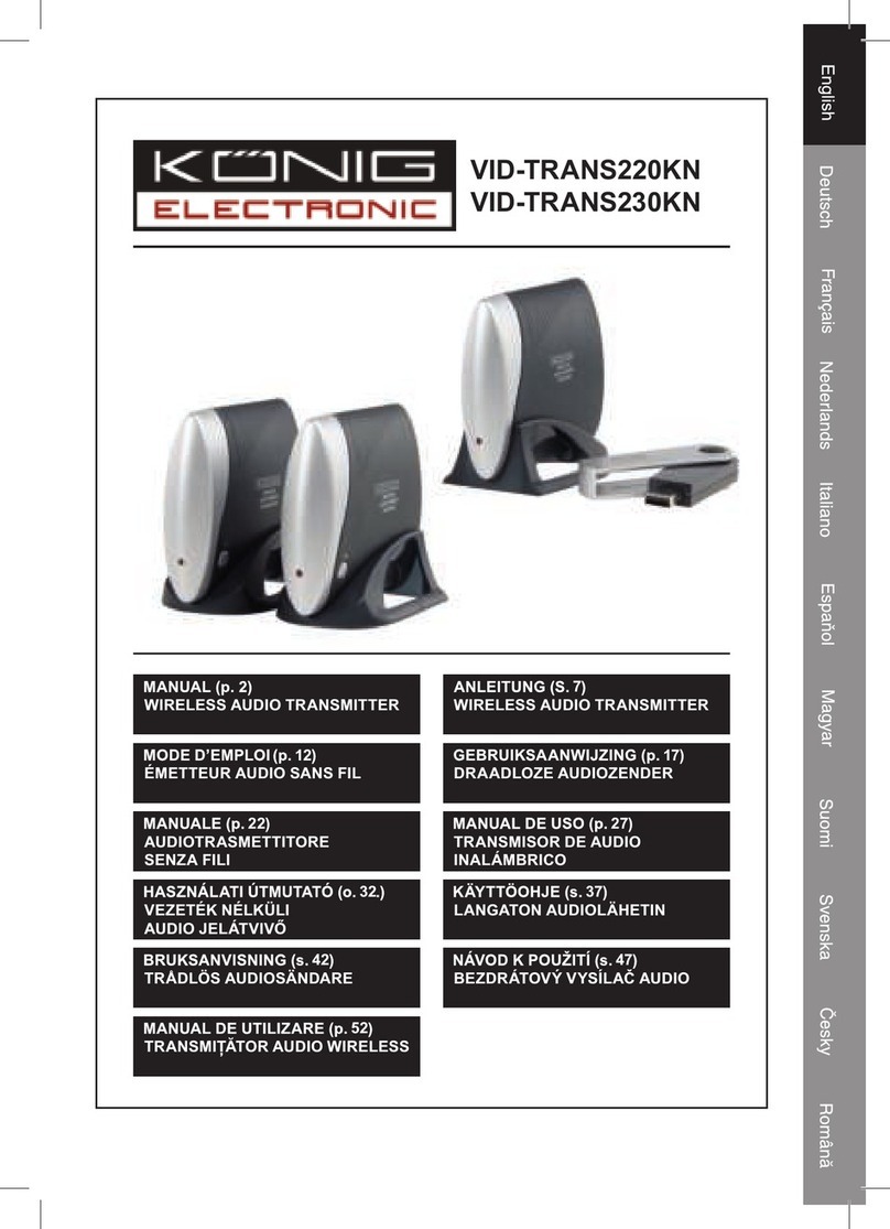 König Electronic VID-TRANS220KN manual