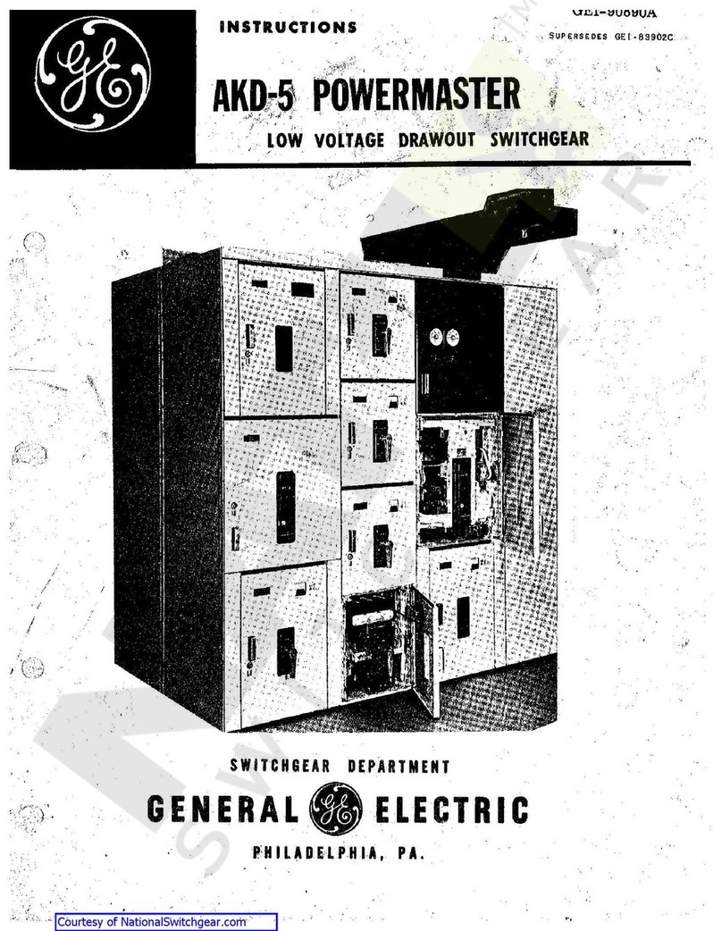 GE POWERMASTER AKD-5 User manual