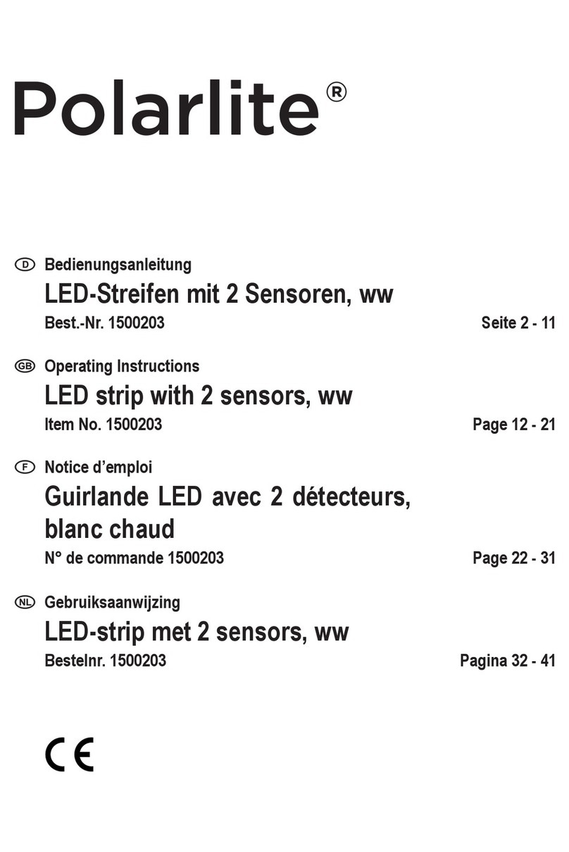 Polarlite 1500203 operating instructions