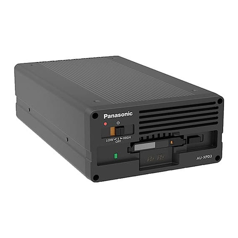Panasonic AU-XPD3P User manual