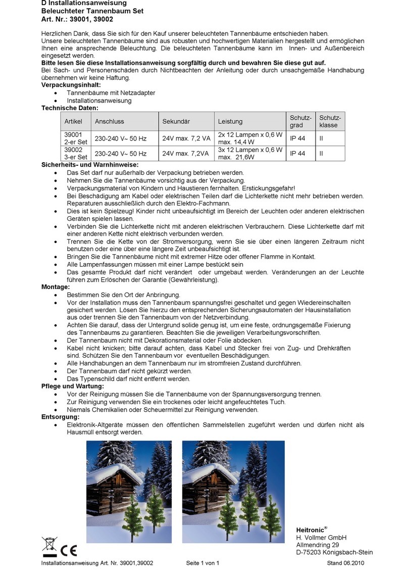 Heitronic 39001 User manual