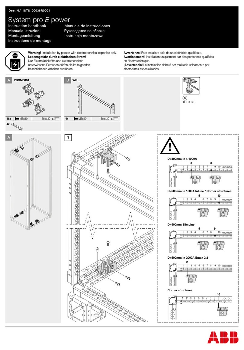 ABB System pro E power Instruction handbook